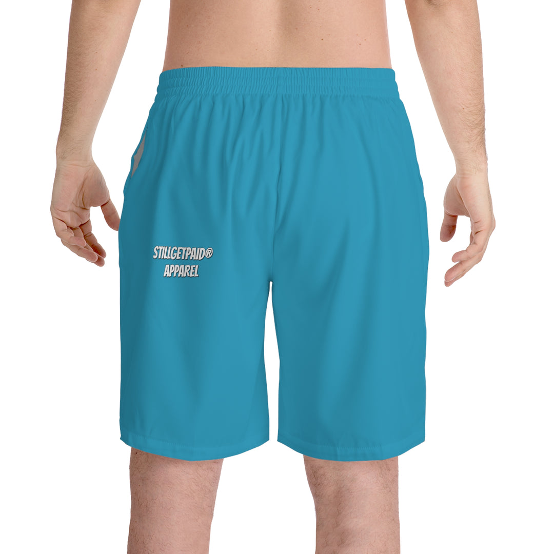 STILLGETPAID®️ APPAREL  Men's Elastic Beach Shorts