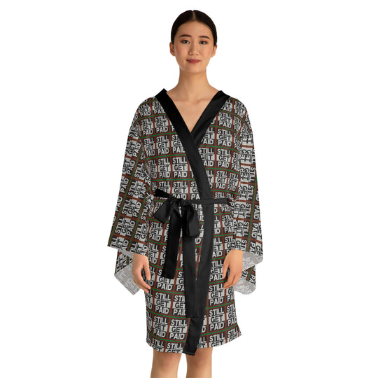 STILLGETPAID APPAREL Long Sleeve Kimono Robe