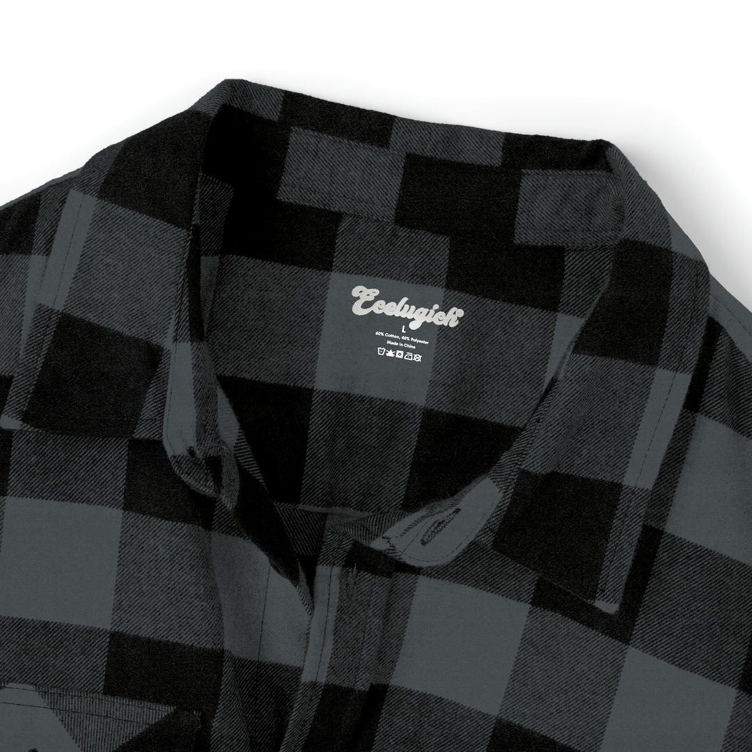 ECELUGICH Unisex Flannel Shirt