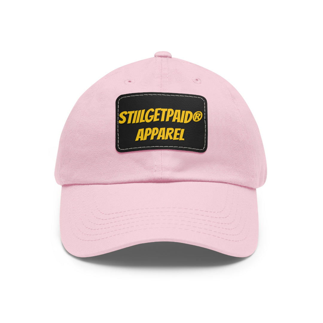 STILLGETPAID APPAREL Dad Hat with Leather Patch