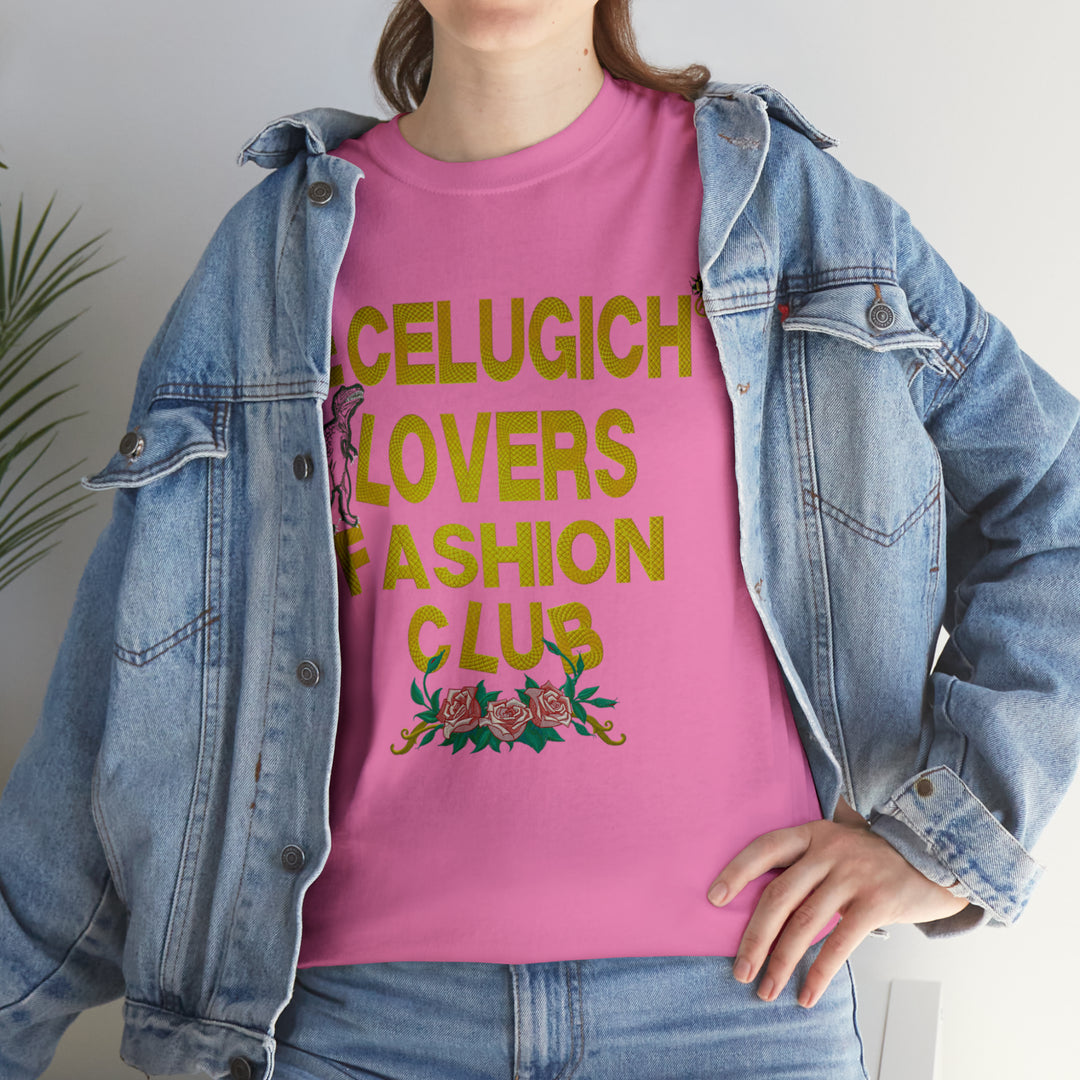 ECELUGICH Unisex Heavy Cotton Tee