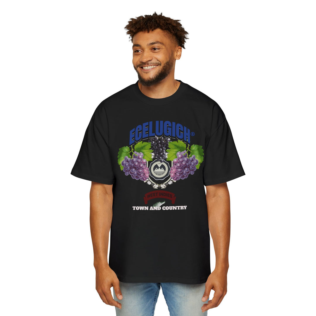 ECELUGICH® Men's Heavy Oversized Tee