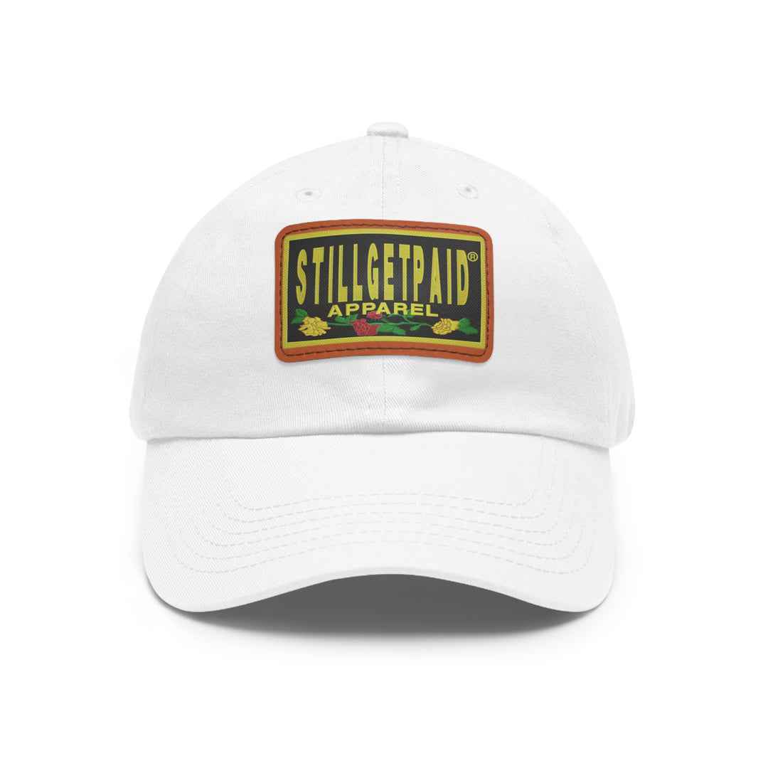 STILLGETPAID APPAREL Dad Hat with Leather Patch