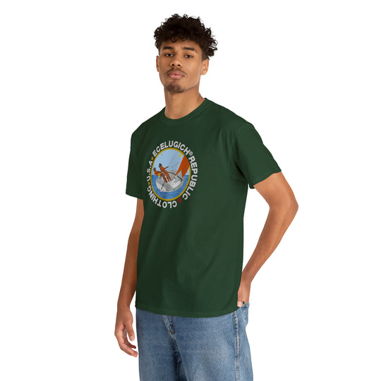 ECELUGICH Unisex Heavy Cotton Tee