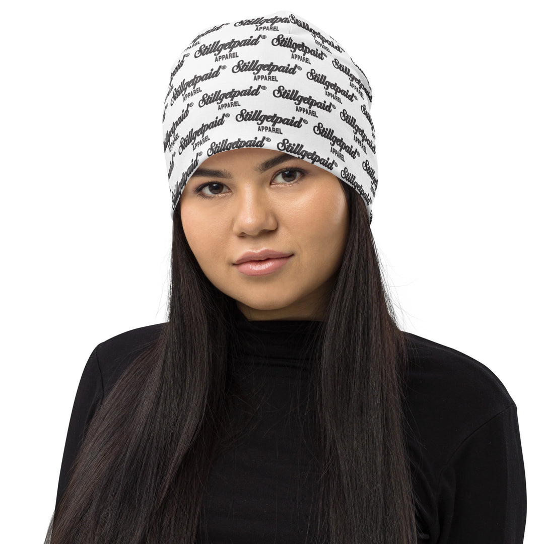 STILLGETPAID APPAREL All-Over Print Beanie