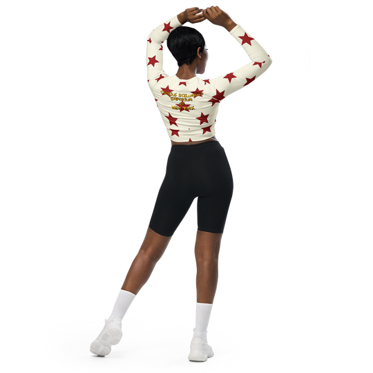 ECELUGICH long-sleeve crop top