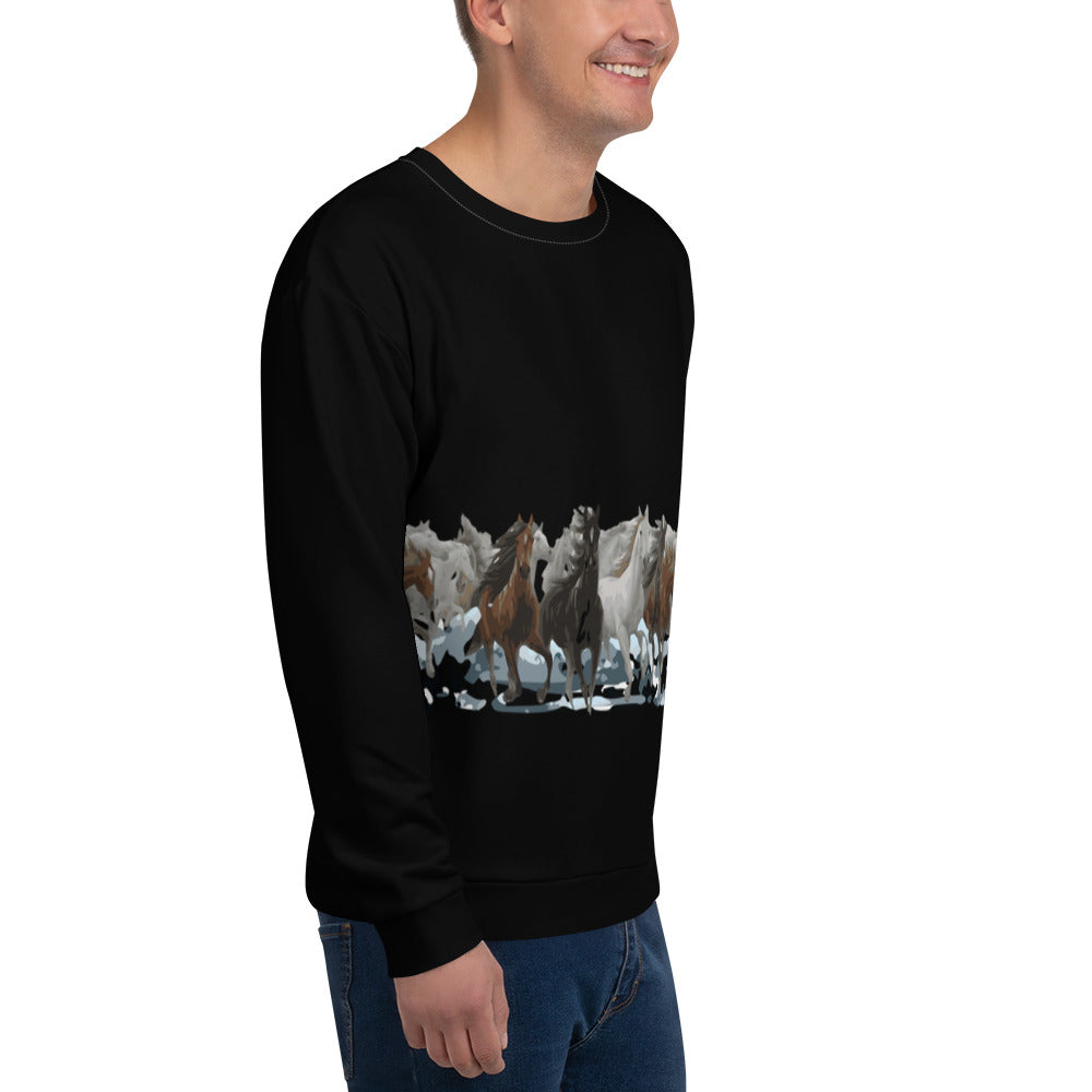 ECELUGICH® Unisex Sweatshirt HRTW1