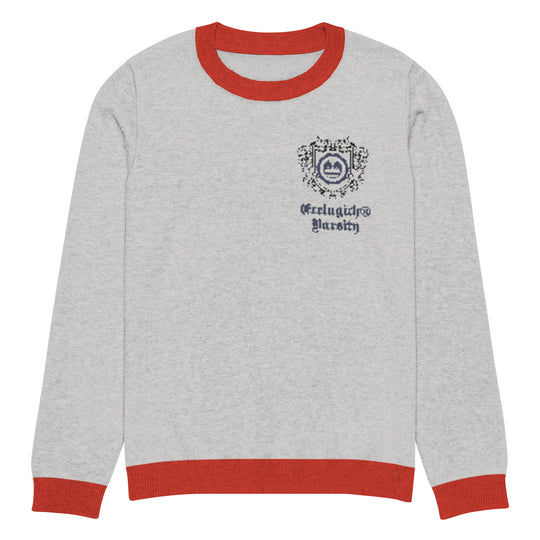 ECELUGICH® Knitted crew neck sweater