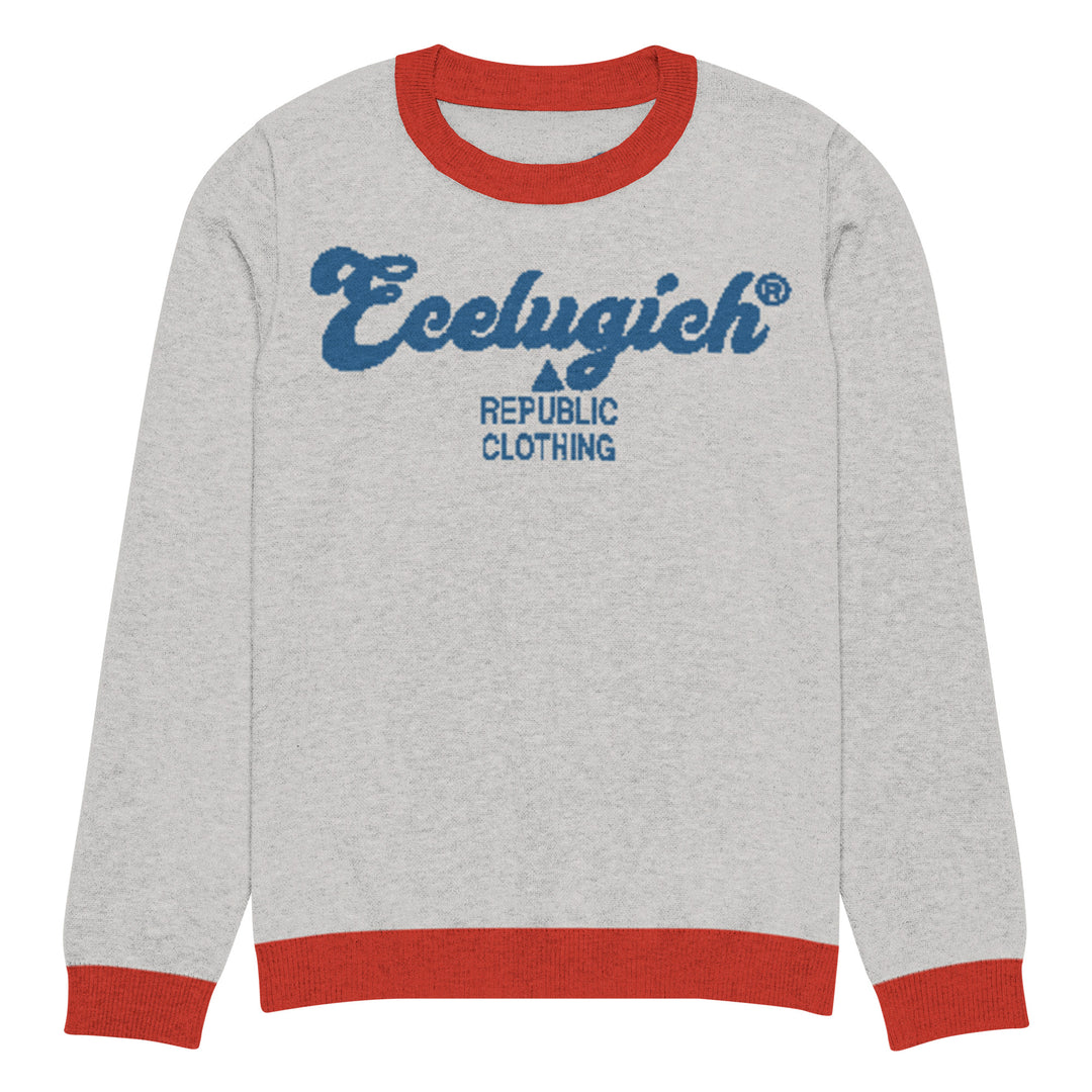 ECELUGICH® Knitted crew neck sweater