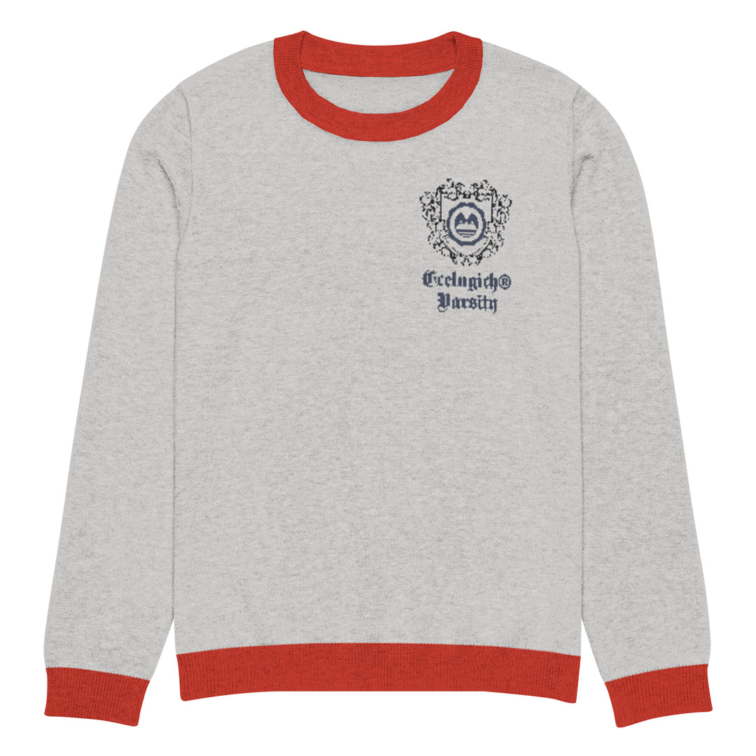 ECELUGICH® Knitted crew neck sweater