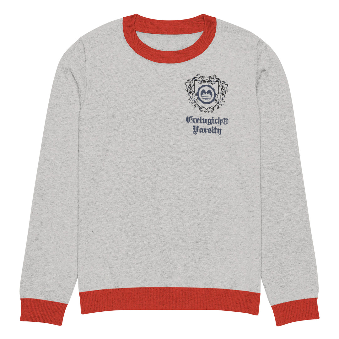 ECELUGICH® Knitted crew neck sweater