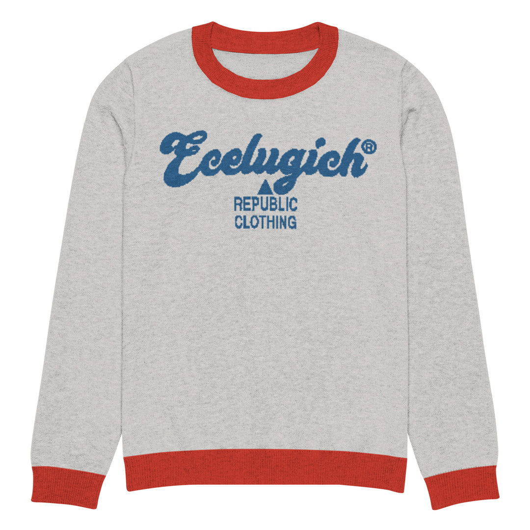 ECELUGICH® Knitted crew neck sweater