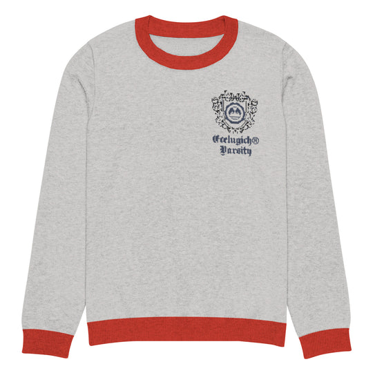 ECELUGICH® Knitted crew neck sweater