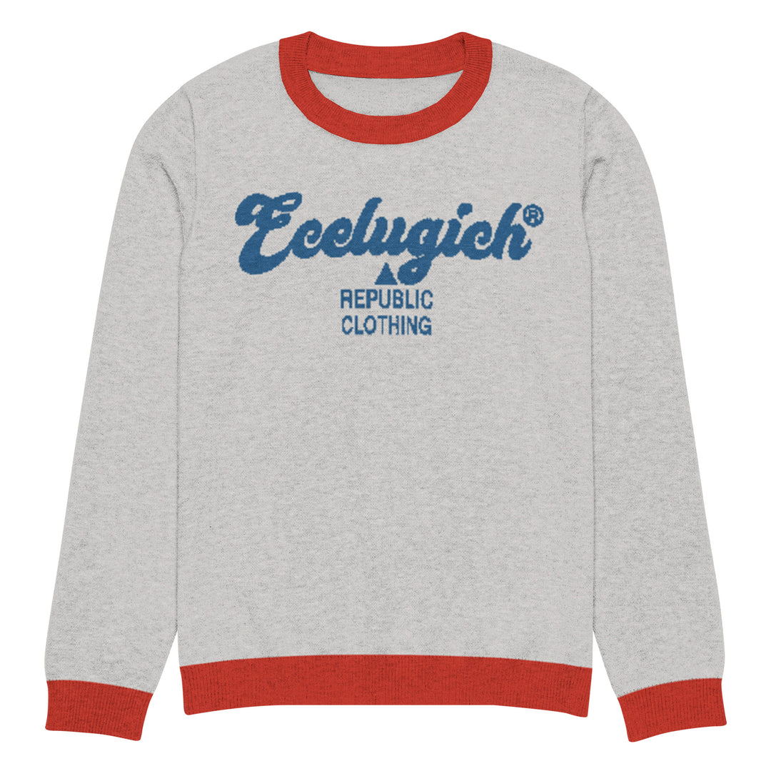 ECELUGICH® Knitted crew neck sweater