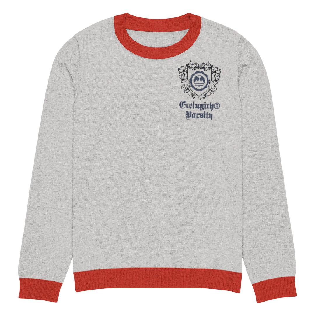 ECELUGICH® Knitted crew neck sweater