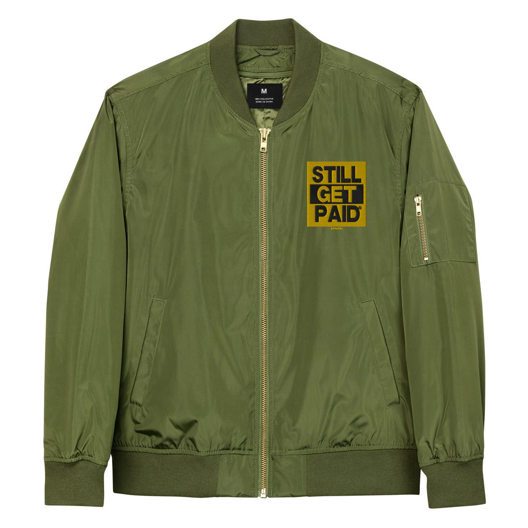 STILLGETPAID APPAREL bomber jacket