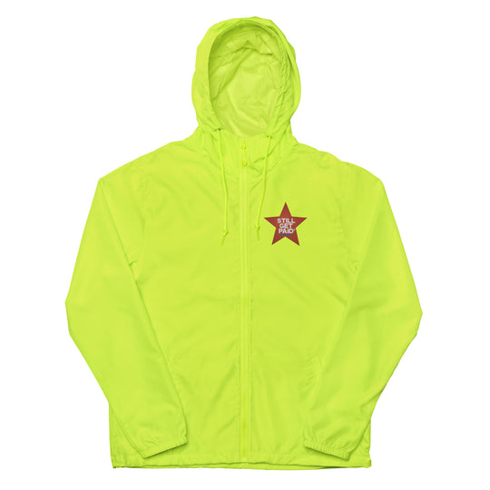 STILLGETPAID APPAREL Unisex lightweight zip up windbreaker