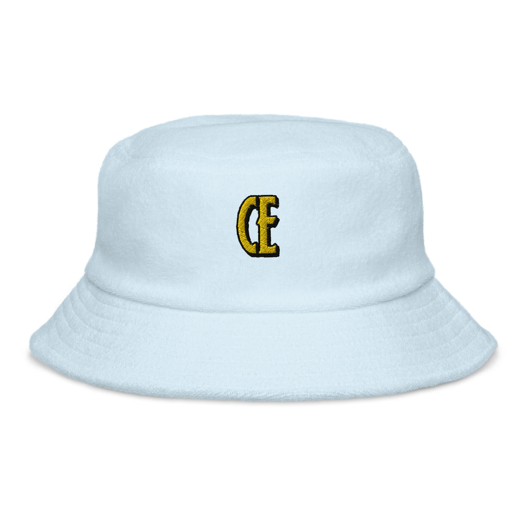 ECELUGICH Unstructured terry cloth bucket hat