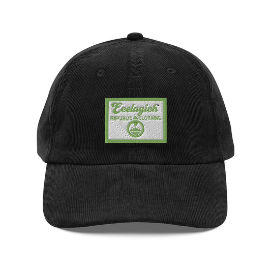 ECELUGICH Vintage corduroy cap