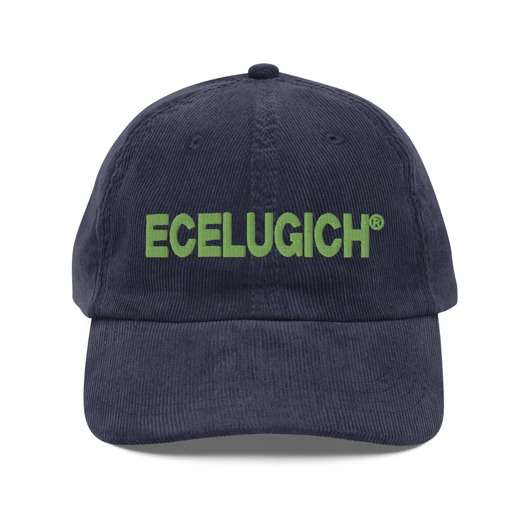 ECELUGICH Vintage corduroy cap