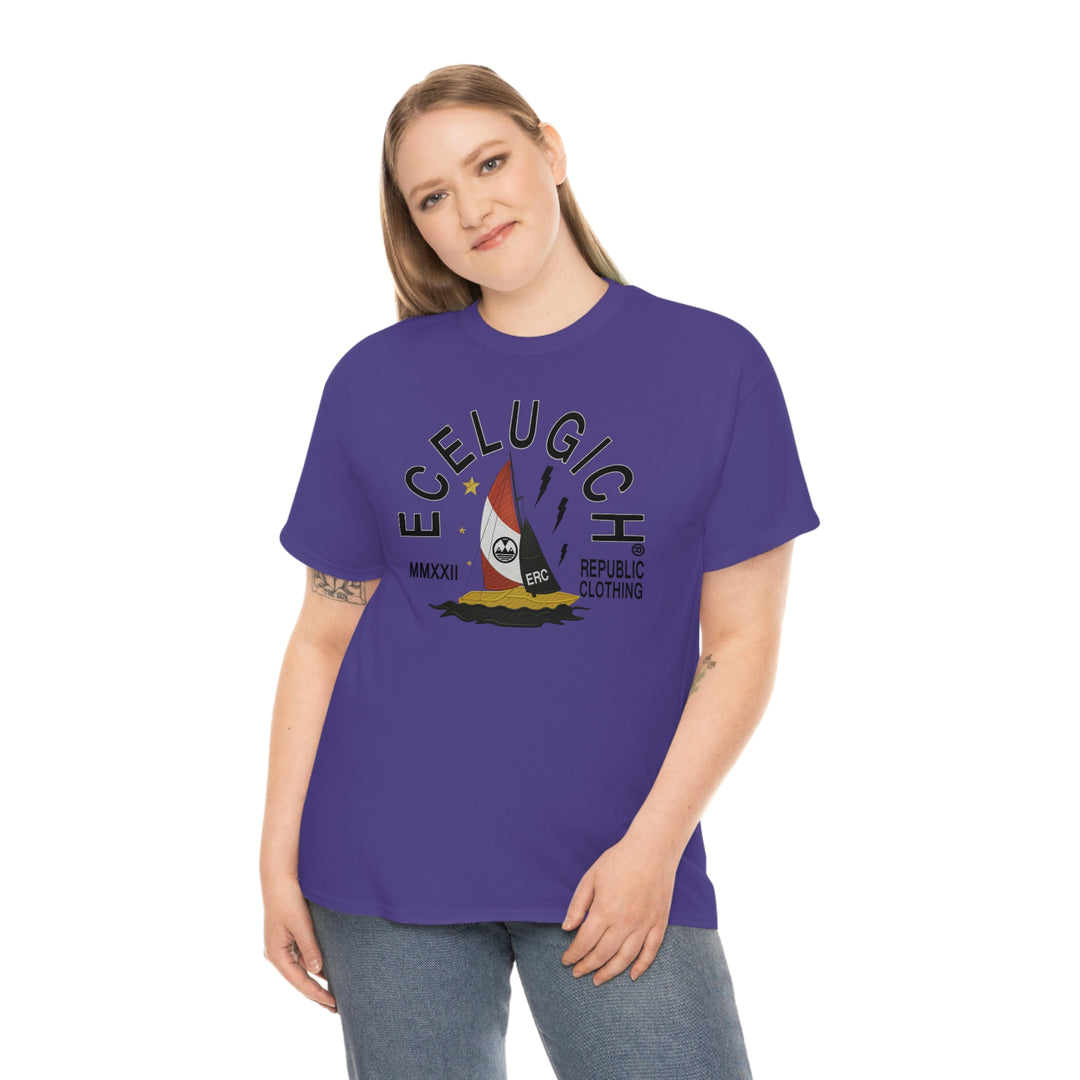 ECELUGICH LOGO Unisex Heavy Cotton Tee