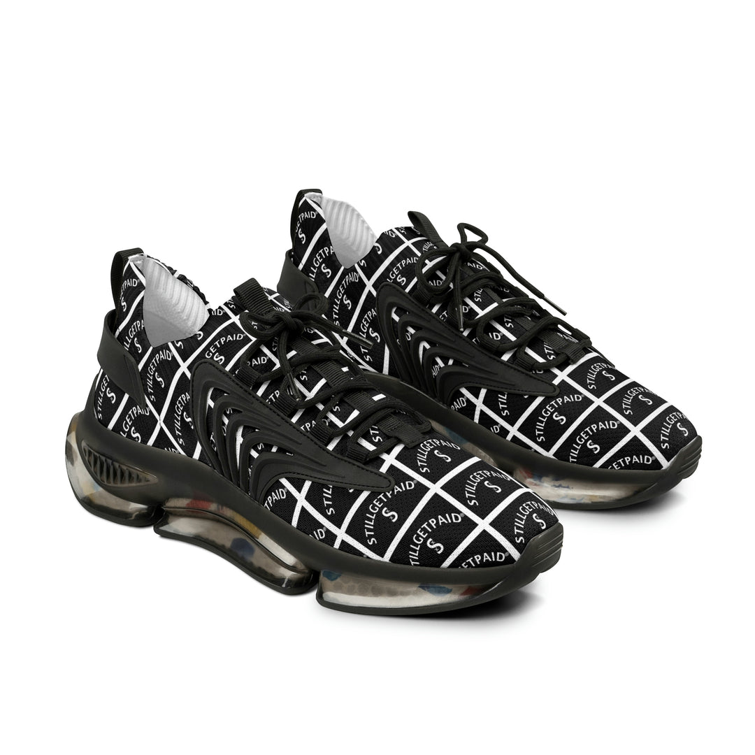 STILL GET PAID® APPAREL BLACK Men's Mesh Sneakers