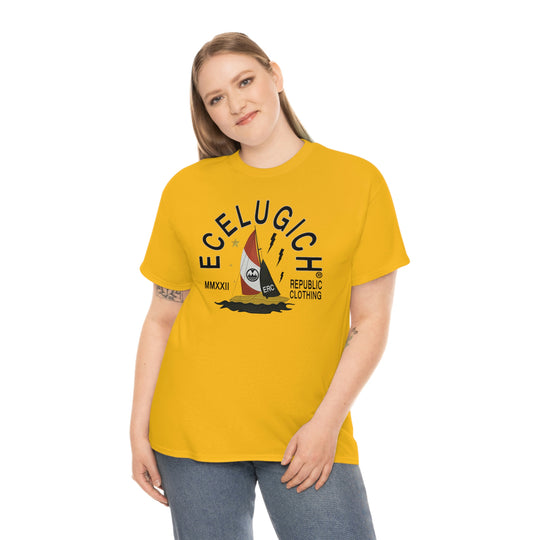 ECELUGICH LOGO Unisex Heavy Cotton Tee