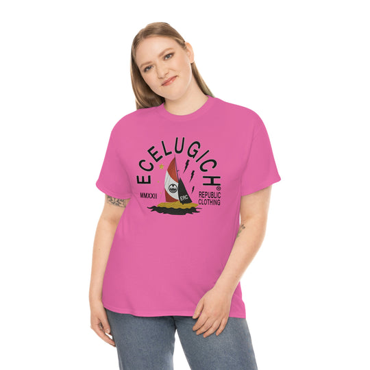 ECELUGICH LOGO Unisex Heavy Cotton Tee