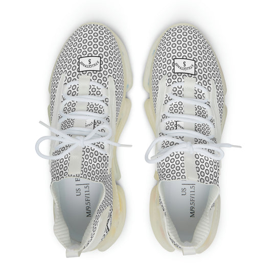 STILLGETPAID® APPAREL  white LABEL Men's Mesh Sneakers