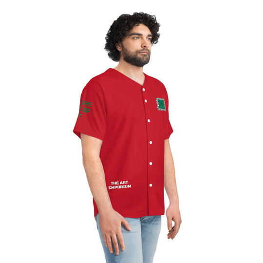 STILLGETPAID® APPAREL Men's RED Baseball Jersey.