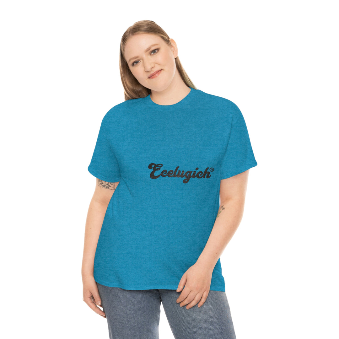 ECELUGICH LOGO Unisex Heavy Cotton Tee