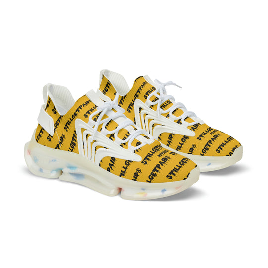 STILLGETPAID® APPAREL YELLOW Men's Mesh Sneakers