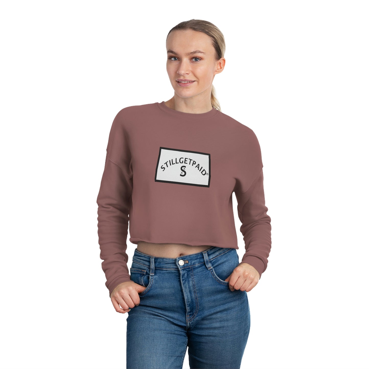 STILLGETPAID®️ APPAREL Women's Cropped Sweatshirt