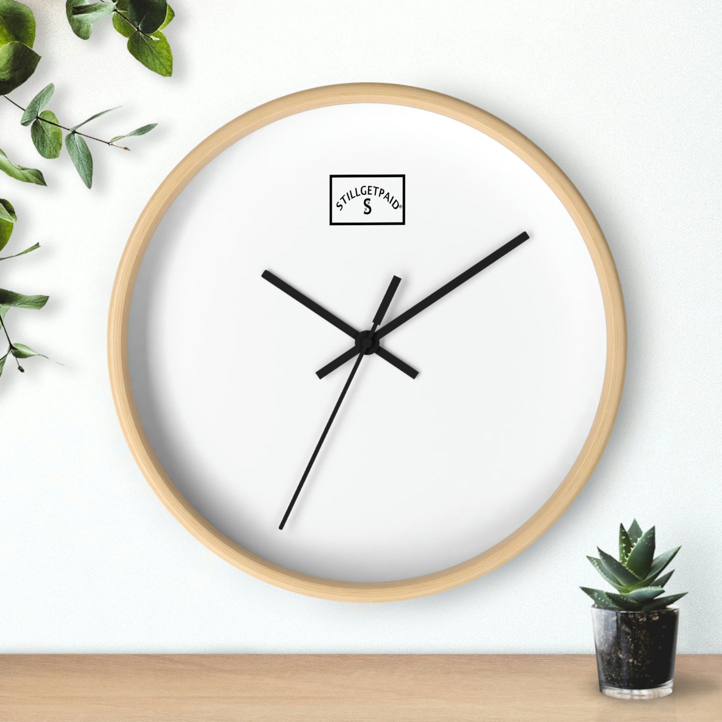 STILLGETPAID®️ APPAREL Wall clock