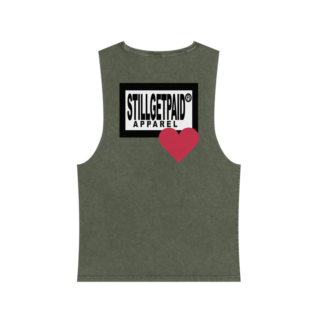 STILLGETPAID® APPAREL Unisex Stonewash Tank Top