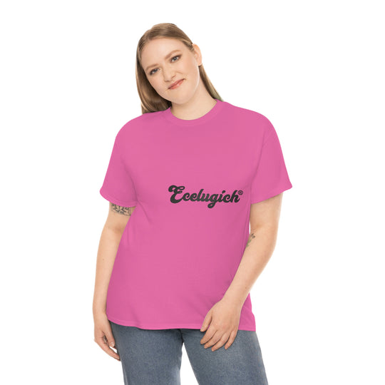 ECELUGICH LOGO Unisex Heavy Cotton Tee