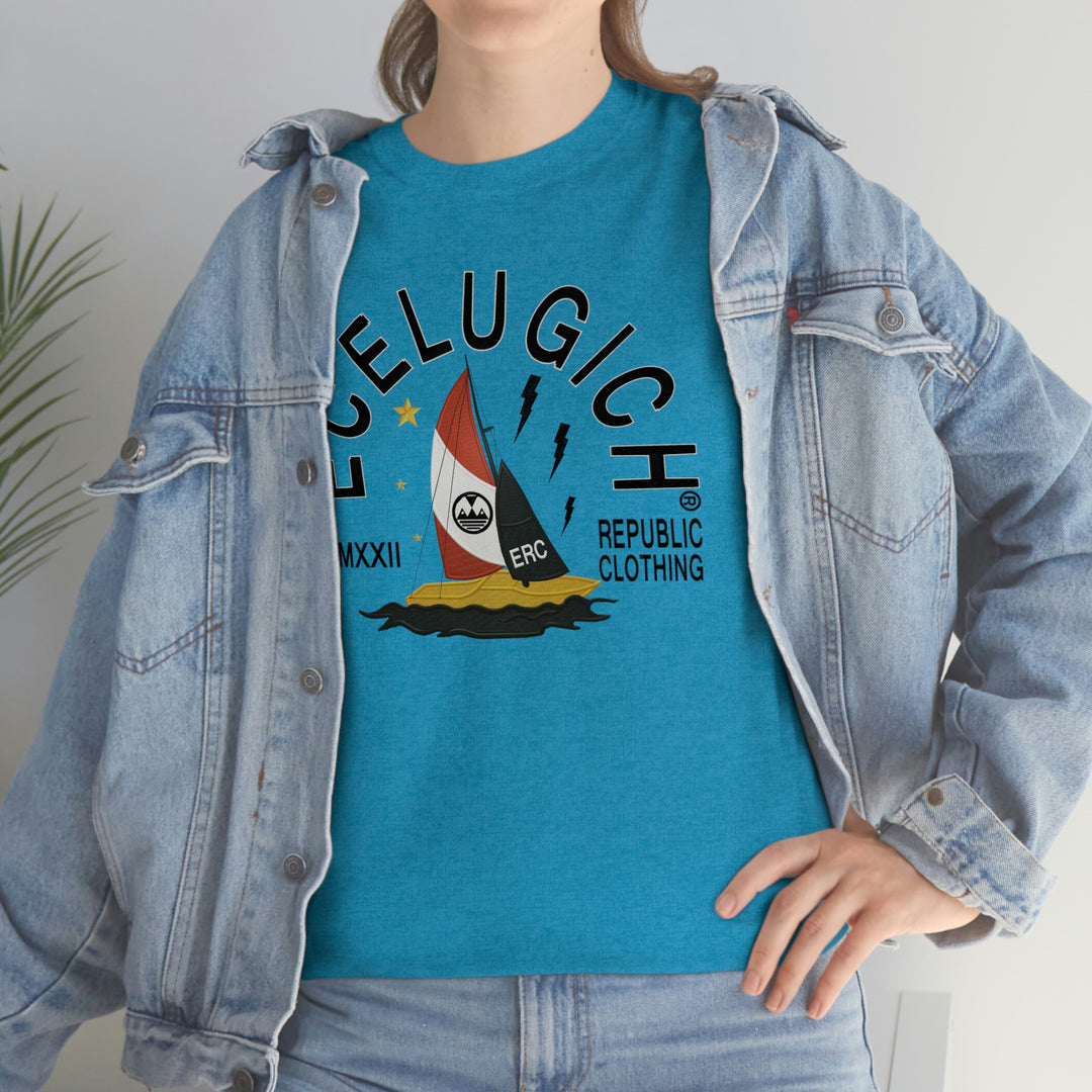 ECELUGICH LOGO Unisex Heavy Cotton Tee