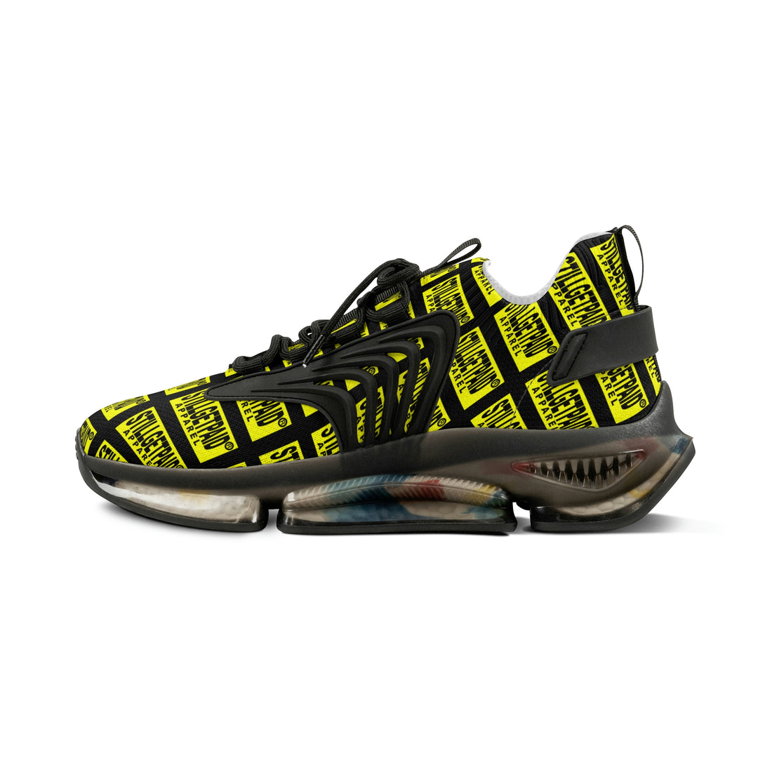 STILLGETPAID® APPAREL YELLOW Men's Mesh Sneakers