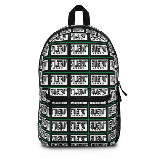 STILL GET PAID APPAREL GREEN Backpack FULL PRINT