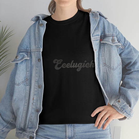 ECELUGICH LOGO Unisex Heavy Cotton Tee