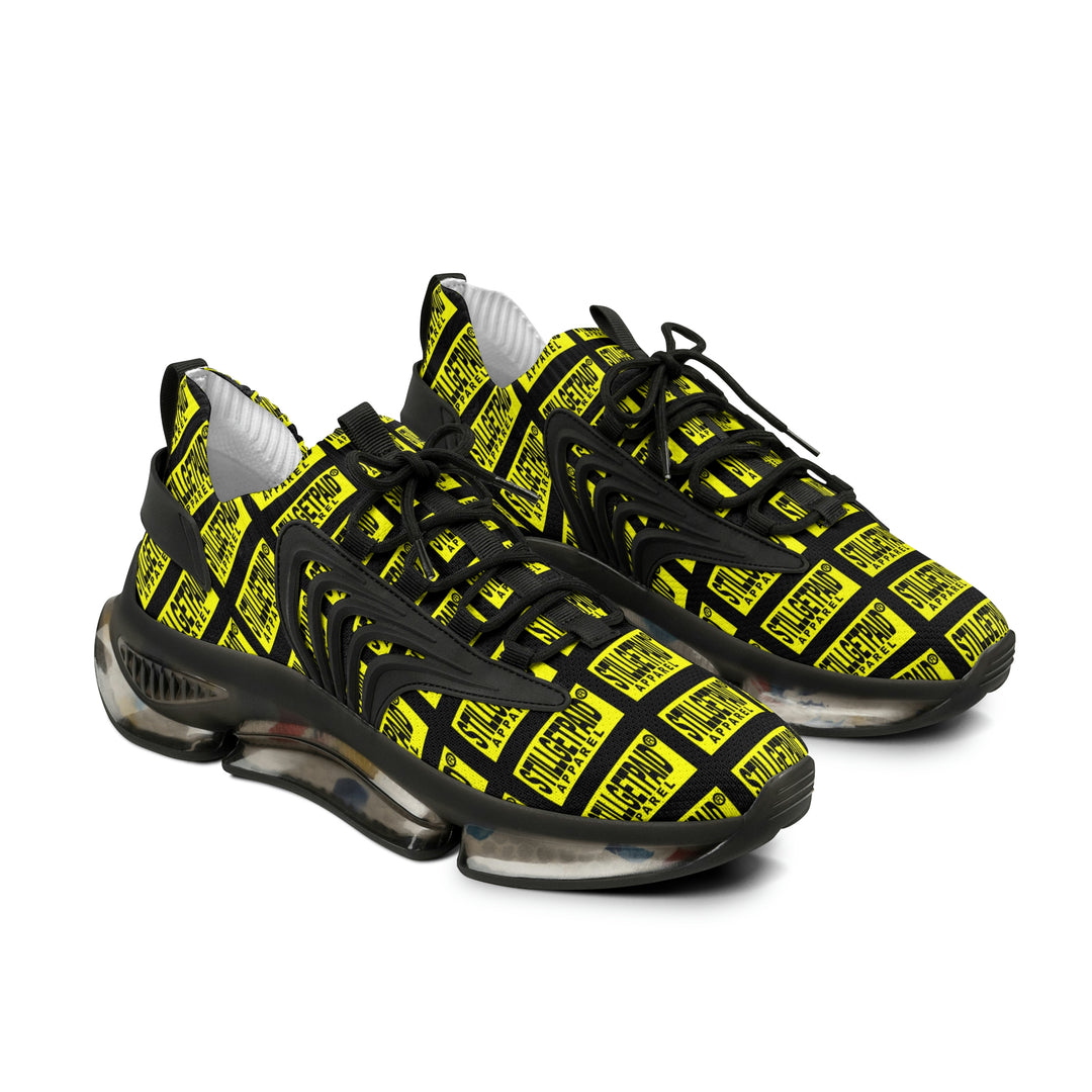 STILLGETPAID® APPAREL YELLOW Men's Mesh Sneakers