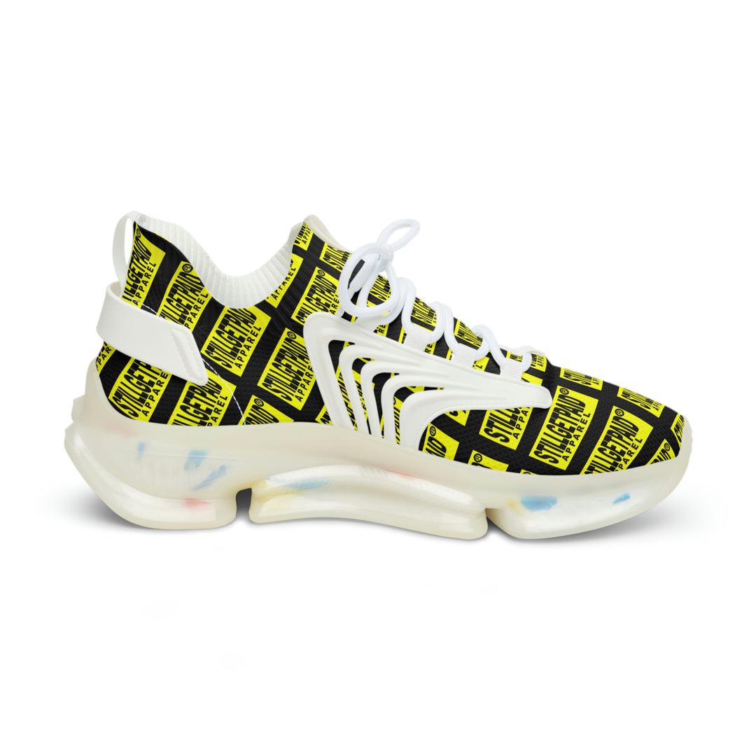 STILLGETPAID® APPAREL YELLOW Men's Mesh Sneakers