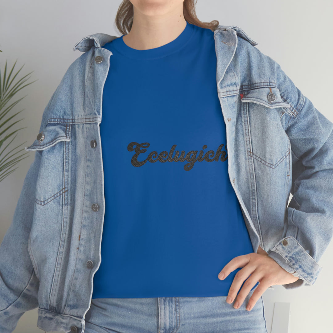 ECELUGICH LOGO Unisex Heavy Cotton Tee