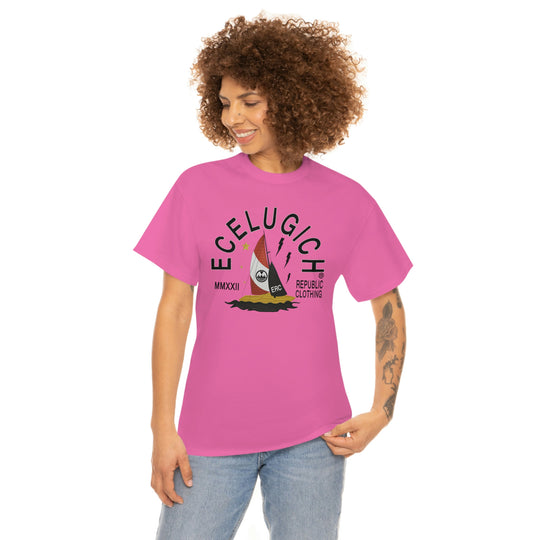 ECELUGICH LOGO Unisex Heavy Cotton Tee