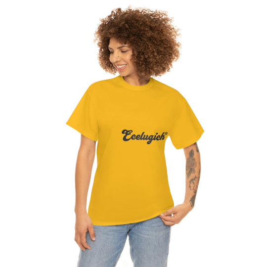 ECELUGICH LOGO Unisex Heavy Cotton Tee