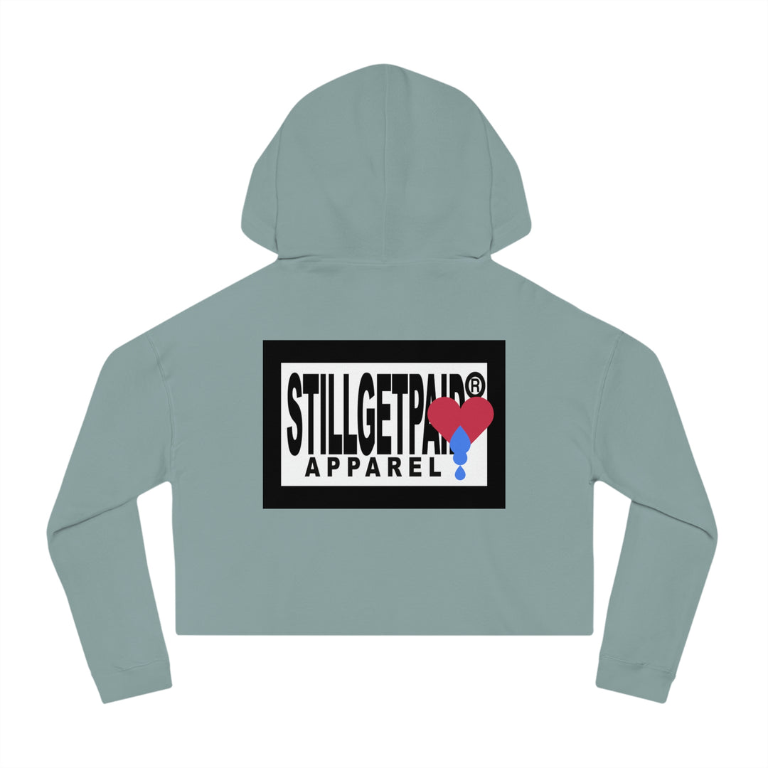 STILLGETPAID® APPAREL Women’s Cropped Hooded Sweatshirt