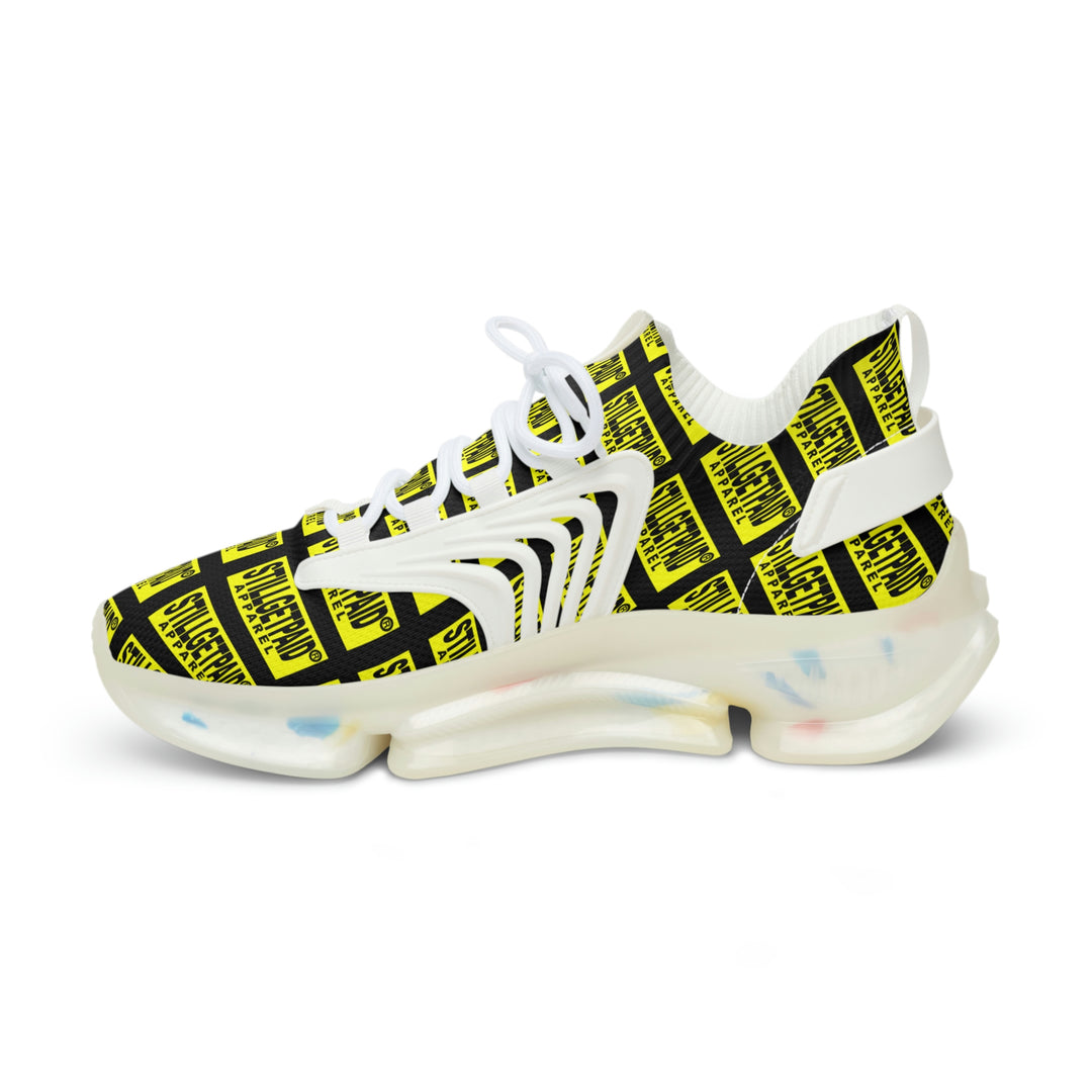 STILLGETPAID® APPAREL YELLOW Men's Mesh Sneakers