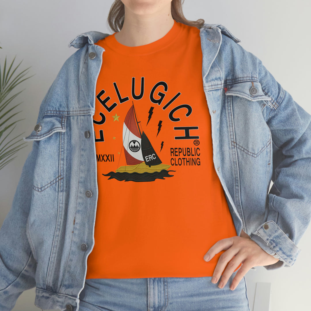 ECELUGICH LOGO Unisex Heavy Cotton Tee