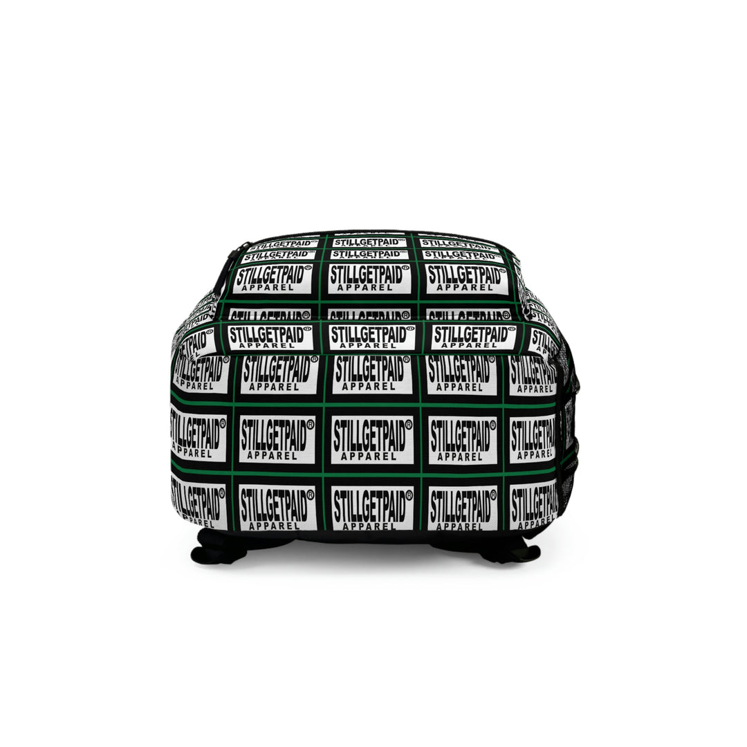 STILL GET PAID APPAREL GREEN Backpack FULL PRINT