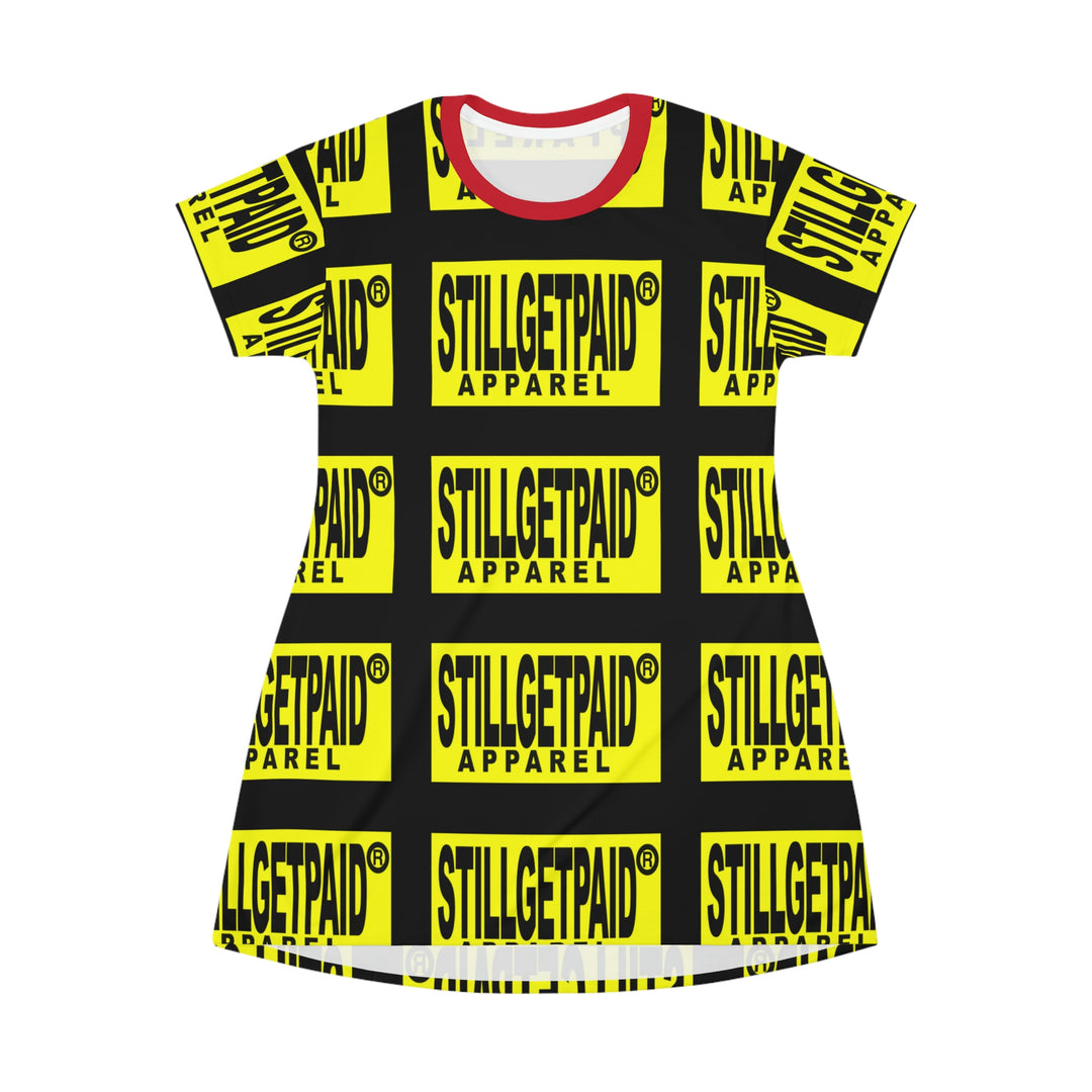 STILLGETPAID® APPAREL All Over Print T-Shirt Dress